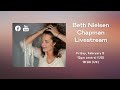 Livestream Event: SongRoom Studio Concert with Beth Nielsen Chapman