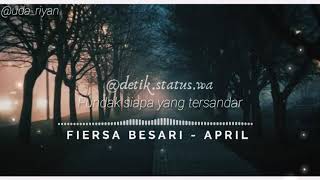 Download lagu Story wa lagu fiersa besari - april mp3