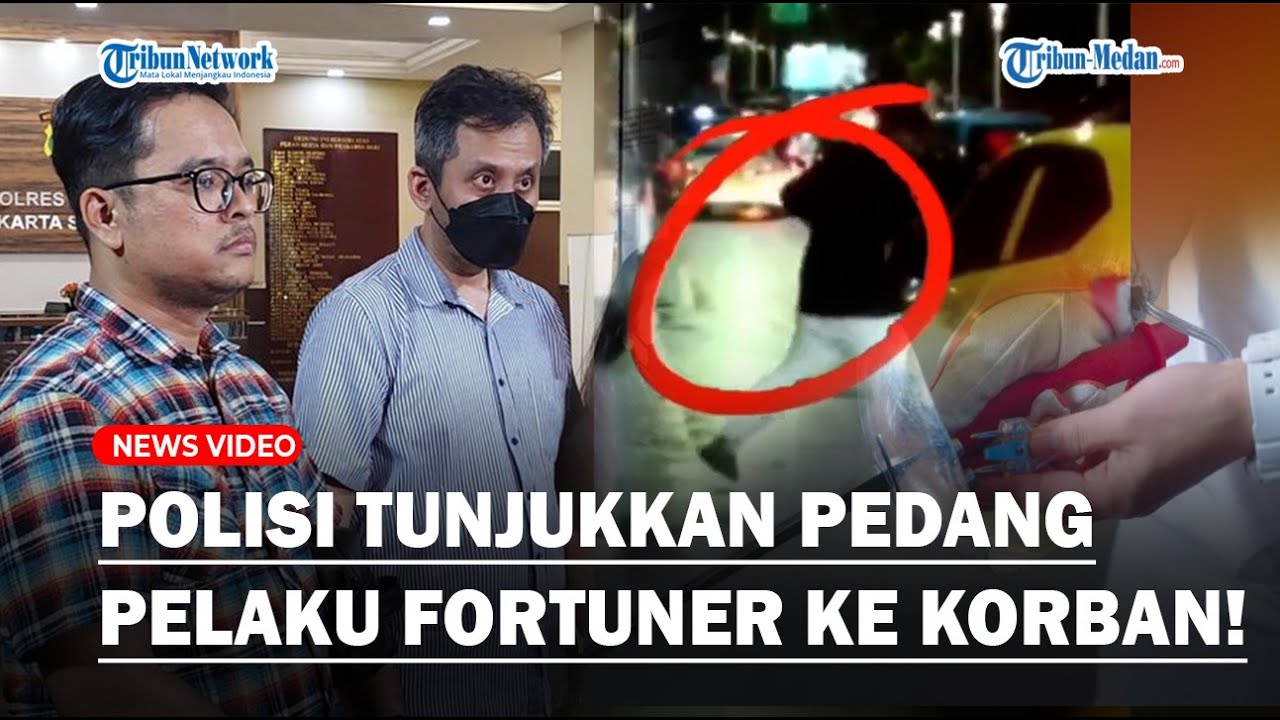 Polisi Sita Airsoft Gun dan Pedang Milik Sopir Fortuner Sok Jago Perusak Taksi Online di Senopati!
