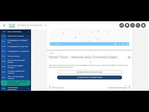 CCNA 1 - Module 17 Build a Small Network Part 2