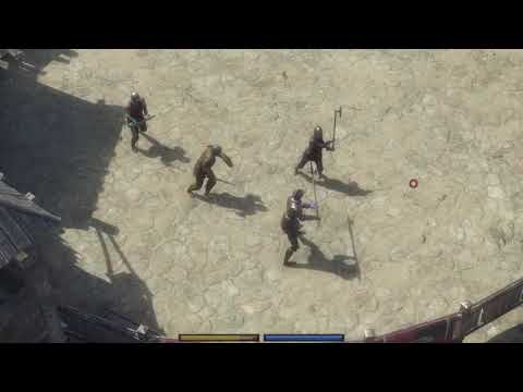 No skills, just swinging the weapon from left to right (Exanima 0.9)
