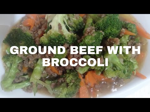 GROUND BEEF WITH BROCCOLI 🥦