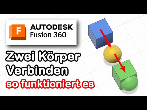 Fusion 360 [deutsch] - Objekte Verbinden/Kombinieren (für Anfänger)