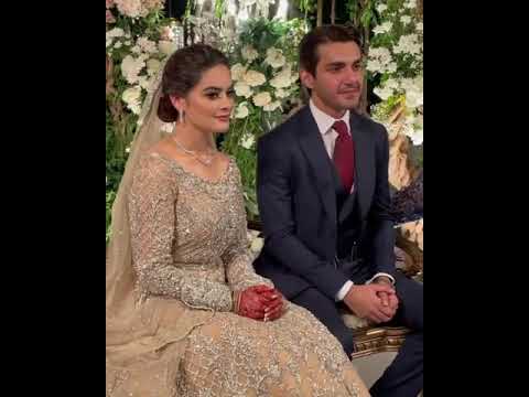 Minal Khan walima | Minal Khan wedding | Minal Khan walima video(1)