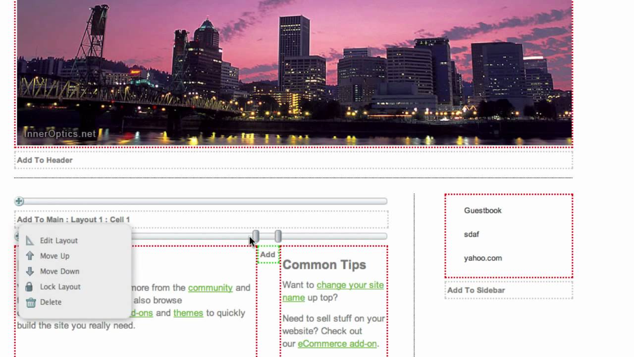 concrete5  - Use Layouts to Position and Align Content