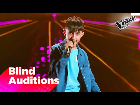 Davide performs "A me mi piace" by Alfa | The Voice Kids Italy Blind Auditions