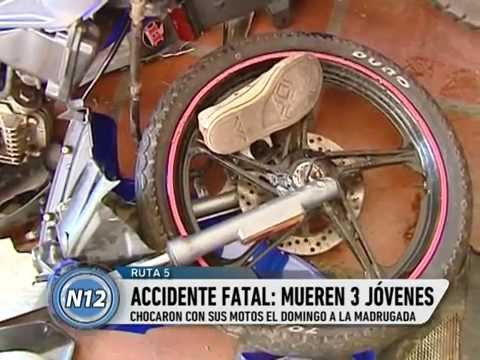 CANAL 12 T.Lauquen - INFO 3 jóvenes mueren en accidente
