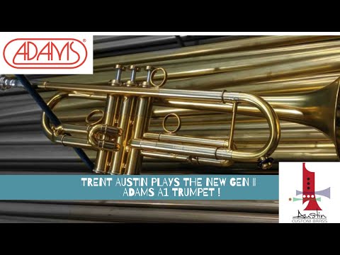 Adams A1 v2 Bb Trumpet - Satin Gold Lacquer image 13