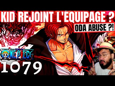 SHANKS ROI DU TEMPS! KID TROP HUMILIÉ PACTE VEGAPUNK BARBE NOIRE - ONE PIECE 1079 - REVIEW MANGA