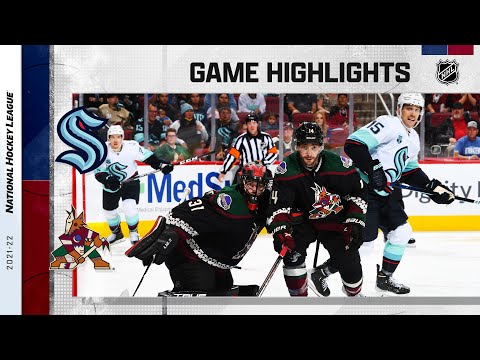 Kraken @ Coyotes 11/6/21 | NHL Highlights