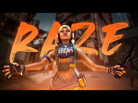 Raze montage | cinematic | The Color of the Town  |VALORANT