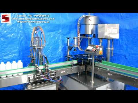 Pesticide Bottle Filling And Capping Machine