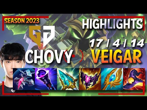 GEN Chovy VEIGAR Mid - HIGHLIGHTS - KR SoloQ Ranked