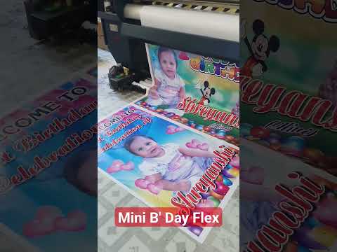 Mini B' Day Flex Banner
