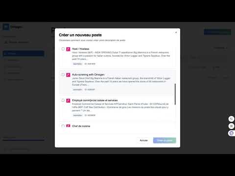 Synchroniser depuis Omogen