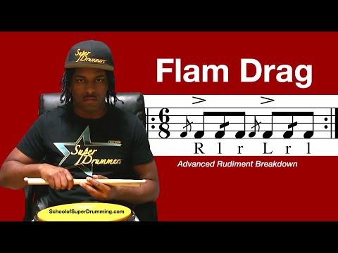ADVANCED FOR DRUMMERS | Flam Drag Rudiment Breakdown
