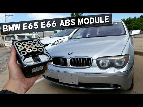 BMW E65 E66 ABS MODULE REMOVAL REPLACEMENT | TRACTION CONTROL MODULE