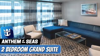Anthem of the Seas | 2Bedroom Grand Suite Tour & Review 4K | Royal Caribbean