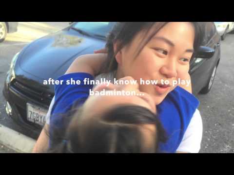 Badminton with Selina