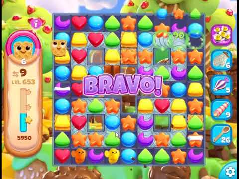 Cookie Jam Blast Level 653 - NO BOOSTERS 🍪 | SKILLGAMING ✔️