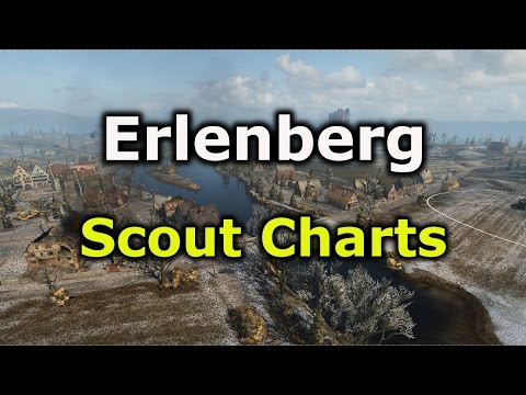 World of Tanks: Scout Guide Charts - Erlenberg - North Spawn (9.17)