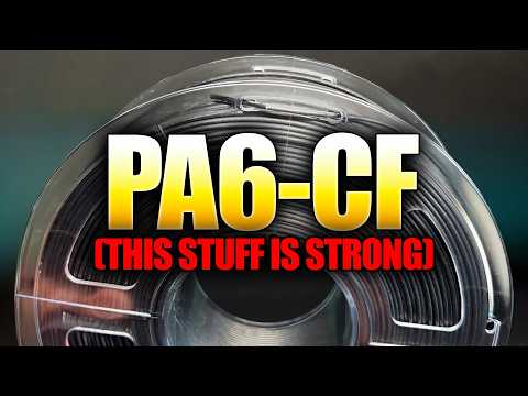 3D Printing PA6-CF with a 0.4mm Nozzle on a Gold PEl Sheet