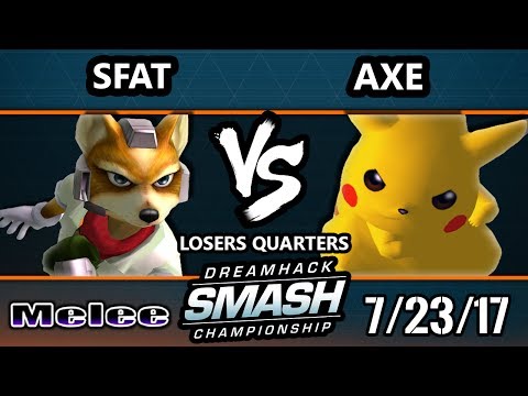 DHATL 17 Melee - CLG | SFAT (Fox) Vs. Tempo | Axe (Pikachu) - SSBM Singles LQ