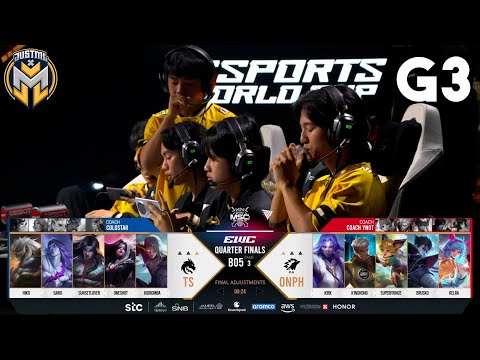 ONIC PH VS TEAM SPIRIT GAME 3 | KNOCKOUT STAGE DAY 2 | MLBB MSC 2025