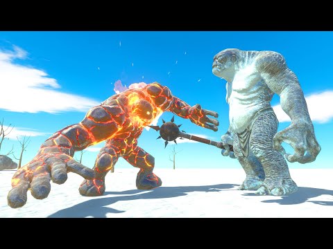 Animal Revolt Battle Simulator Ice Troll Vs LavaBoy. Who Will Win?