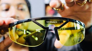 VERSACE VE4349 SUNGLASSES 39MM TRY ON + REVIEW‼️