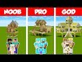 Minecraft NOOB vs PRO vs GOD: SURVIVAL FAMILY HOUSE CHALLENGE in Minecraft / Animation