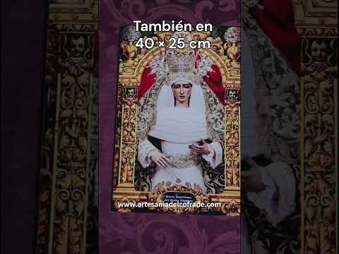 Azulejo de la Virgen del Dulce Nombre de Sevilla #artesaniadelcofrade #regalocofrade  #cofrades