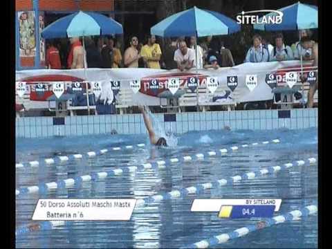 Serie 5 dei 50 Dorso  Assoluti Maschi Master - 13 Memorial Andrea Bettiol