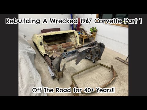 Thumbnail for Removing The Birdcage From A Wrecked 67 Corvette.  Bringing A Neglected 67 Vette Back To Life Part 1 by video, Corvet, WiLL, Corvett, Car, vide