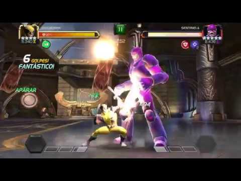 Wolverine VS Sentinel AQ Map 5 Evading especial 2 | Marvel Contest Of Champions