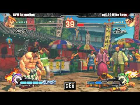 SSF4 AE2012 Top 24 AVM Gamerbee vs coL.CC Mike Ross - CEO 2012 Tournament