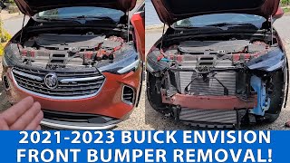 How To Remove 2021-2023 Buick Envision Front Bumper.
