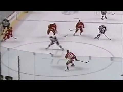 Curtis Brown Goal - Sabres vs. Red Wings 3/10/02, Hasek's First Return To Buffalo