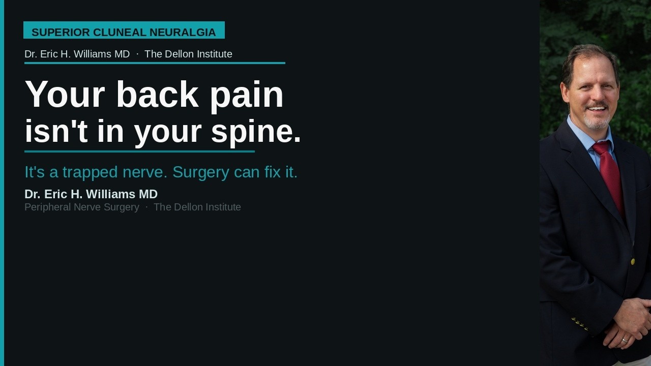 Superior Cluneal Neuralgia Explained | Hidden Cause of Chronic Low Back Pain | Dr. Eric Williams
