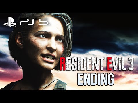 RESIDENT EVIL 3 REMAKE ENDING Gameplay Walkthrough Part 4 - ULTIMATE NEMESIS (4K 60FPS PS5)
