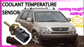 Coolant Temperature Sensor replacement 1MZ-FE Lexus RX300