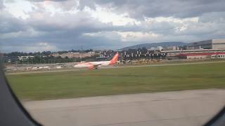 British Airways BA Airbus A319-131 G-EUOI Take Off from Geneva Airport