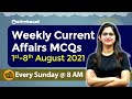Weekly Current Affairs 1st 8th August 2021 Sushmita Ma Am