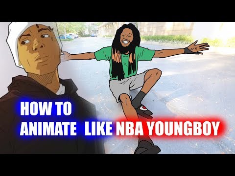 HOW TO MAKE ANIMATED VIDEO LIKE NBA Youngboy !- Tutorial