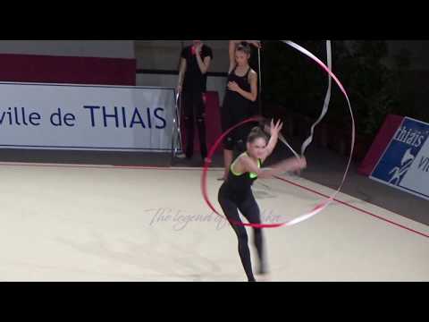 Vlada NIKOLCHENKO (UKR) ribbon - 2018 Thiais trainings