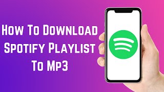 How To Download Spotify Playlist To Mp3 (2024)