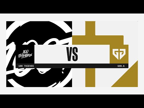 100 vs. GEN | Group Stage | 2022 World Championship | 100 Thieves vs. Gen.G (2022)