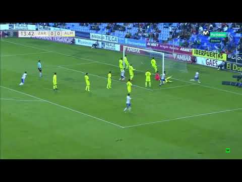 Liga 2016/17 Gol de Javi Ros / Real Zaragoza - Almería