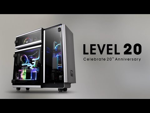 Thermaltake Level 20 Tempered Glass Edition Full Tower Chassis Product Animation
