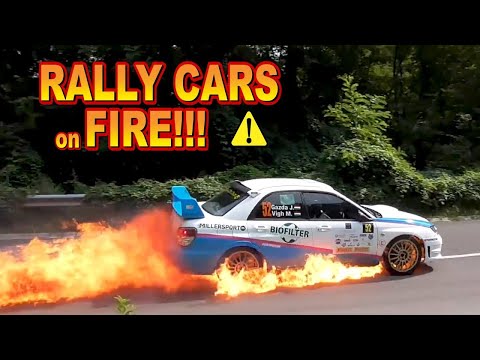 🔥 FIRE ON RALLY CARS!🔥 Look how fans turn it off